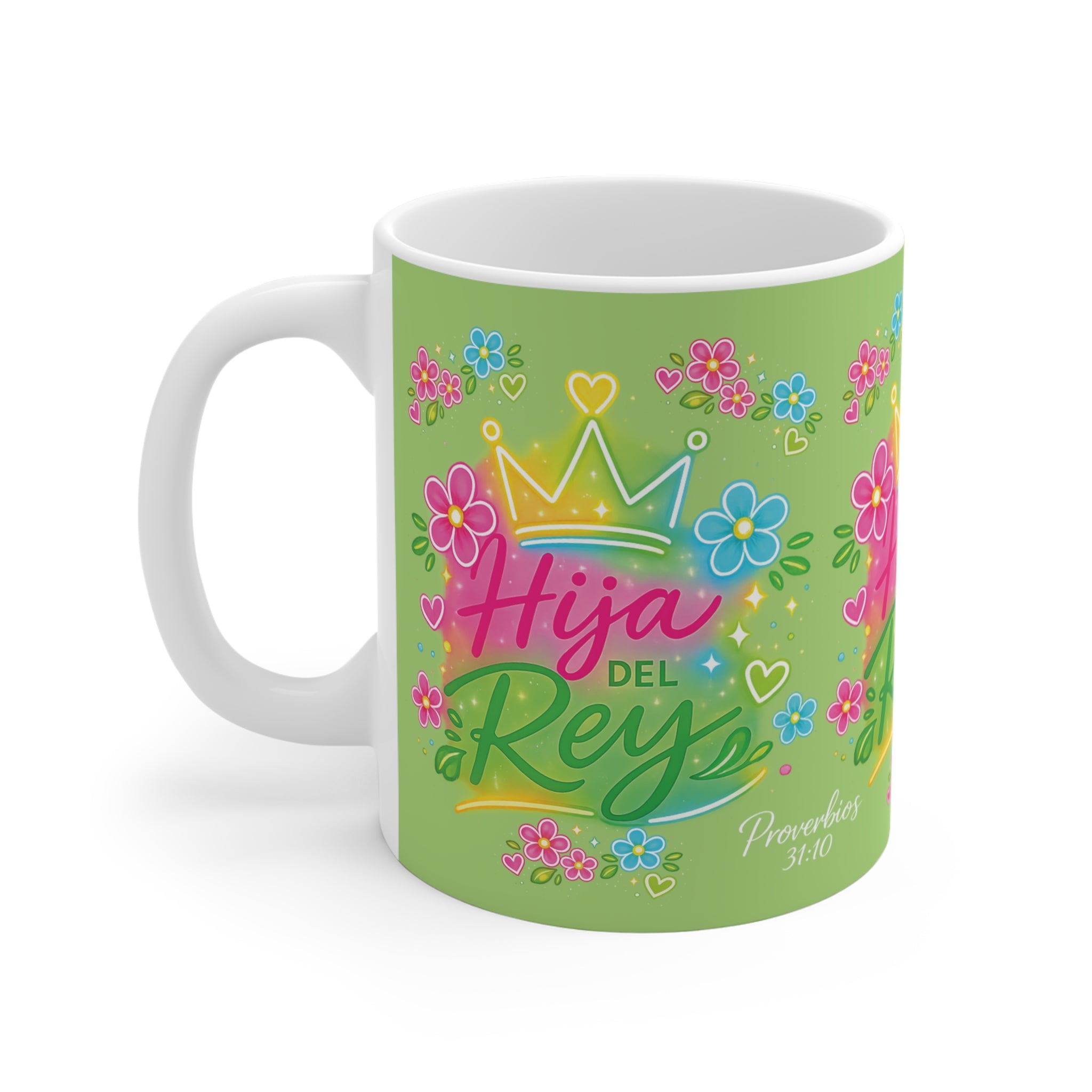 Taza Hija del Rey - Edición Floral Colorida