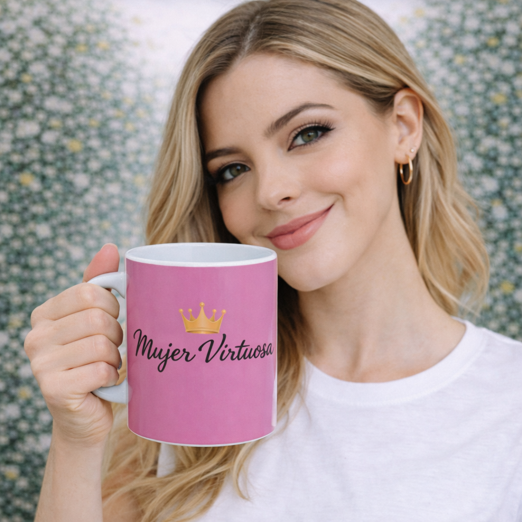 Taza Corona Mujer Virtuosa