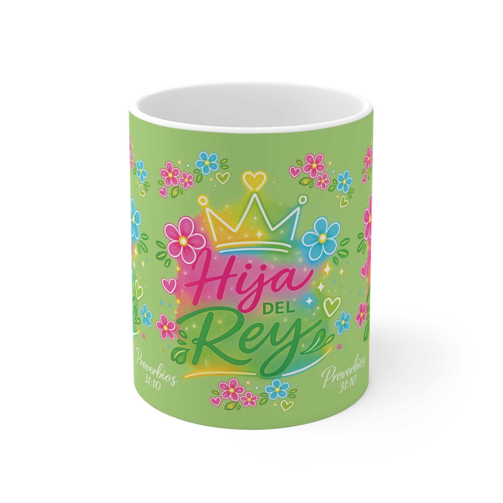 Taza Hija del Rey - Edición Floral Colorida